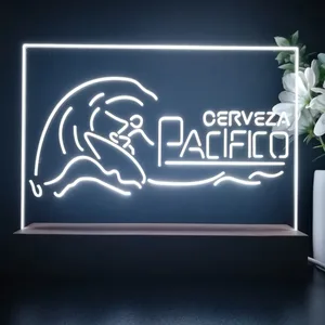 Pacifico Surfer and Waves LED Desk Light