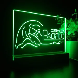 Pacifico Surfer and Waves LED Desk Light