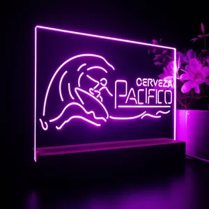 Pacifico Surfer and Waves LED Desk Light