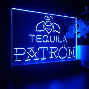 Patron Bee Logo LED Desk Light