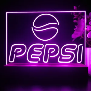 Pepsi Logo 1 LED Desk Light