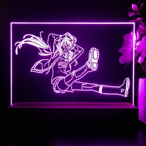 Persona 5 Girl Logo LED Desk Light