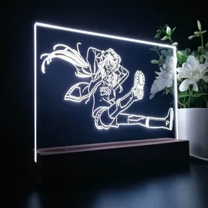 Persona 5 Girl Logo LED Desk Light