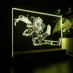 Persona 5 Girl Logo LED Desk Light