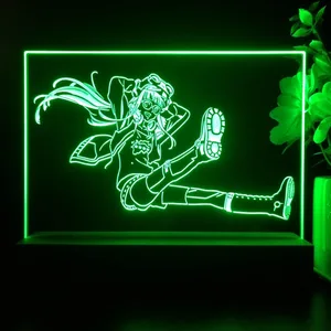 Persona 5 Girl Logo LED Desk Light