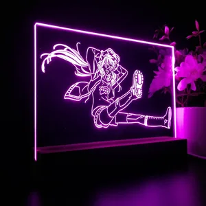 Persona 5 Girl Logo LED Desk Light
