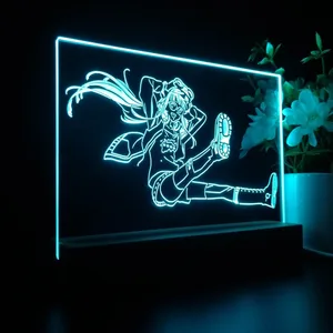 Persona 5 Girl Logo LED Desk Light
