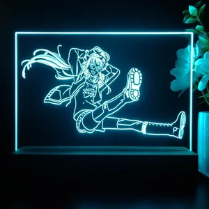 Persona 5 Girl Logo LED Desk Light