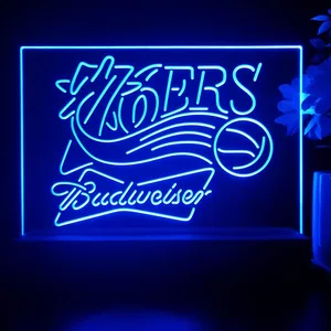 Philadelphia 76ers Budweiser LED Desk Light