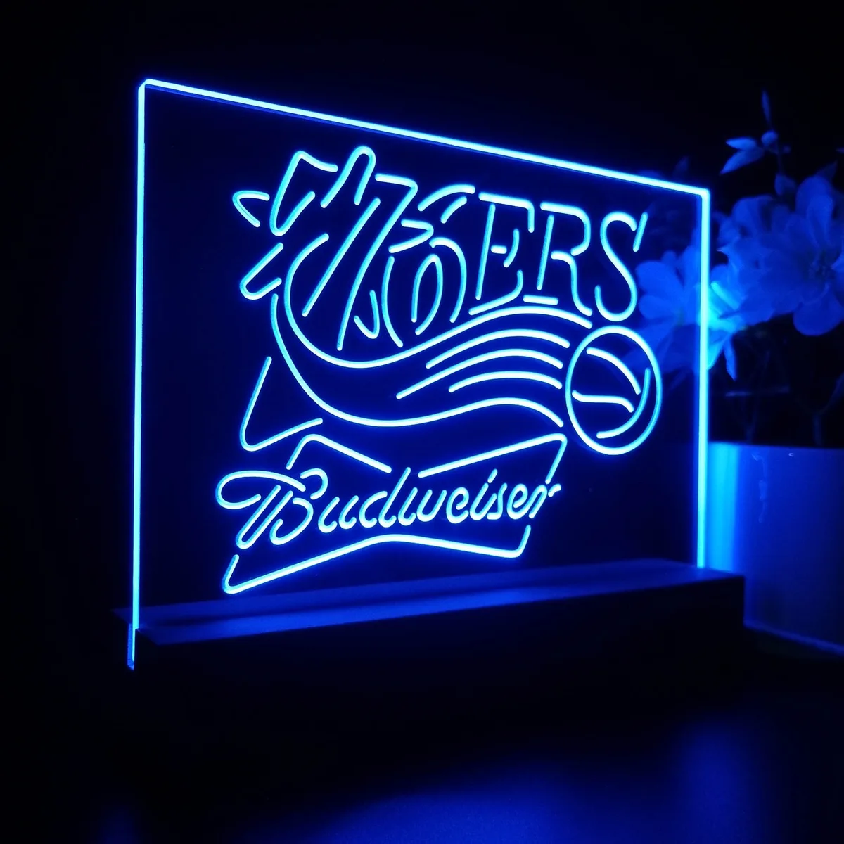 Philadelphia 76ers Budweiser LED Desk Light