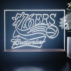 Philadelphia 76ers Budweiser LED Desk Light