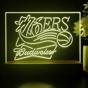 Philadelphia 76ers Budweiser LED Desk Light