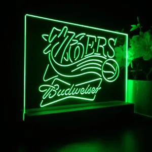 Philadelphia 76ers Budweiser LED Desk Light