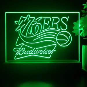 Philadelphia 76ers Budweiser LED Desk Light