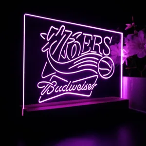 Philadelphia 76ers Budweiser LED Desk Light
