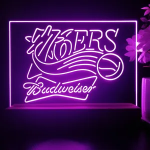 Philadelphia 76ers Budweiser LED Desk Light