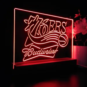 Philadelphia 76ers Budweiser LED Desk Light