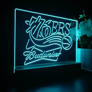 Philadelphia 76ers Budweiser LED Desk Light