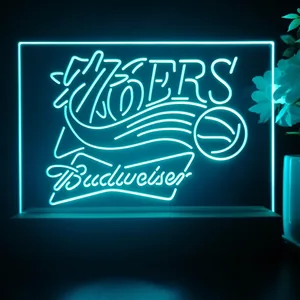 Philadelphia 76ers Budweiser LED Desk Light