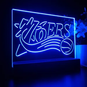 Philadelphia 76ers Logo LED Desk Light - Legacy Edition