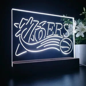 Philadelphia 76ers Logo LED Desk Light - Legacy Edition