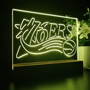 Philadelphia 76ers Logo LED Desk Light - Legacy Edition