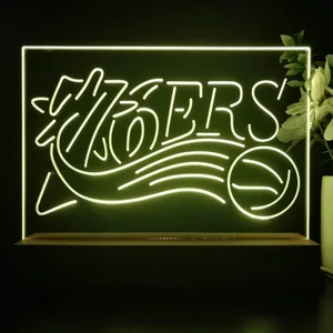 Philadelphia 76ers Logo LED Desk Light - Legacy Edition