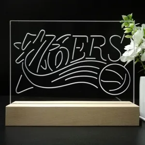 Philadelphia 76ers Logo LED Desk Light - Legacy Edition