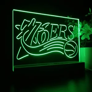 Philadelphia 76ers Logo LED Desk Light - Legacy Edition