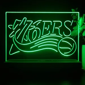 Philadelphia 76ers Logo LED Desk Light - Legacy Edition