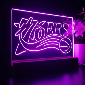 Philadelphia 76ers Logo LED Desk Light - Legacy Edition