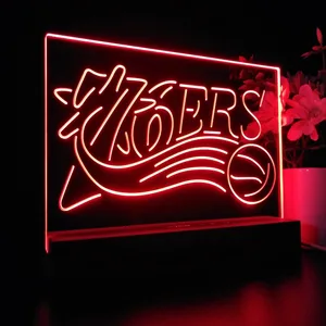 Philadelphia 76ers Logo LED Desk Light - Legacy Edition