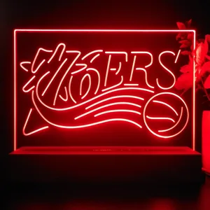 Philadelphia 76ers Logo LED Desk Light - Legacy Edition