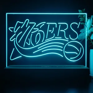 Philadelphia 76ers Logo LED Desk Light - Legacy Edition