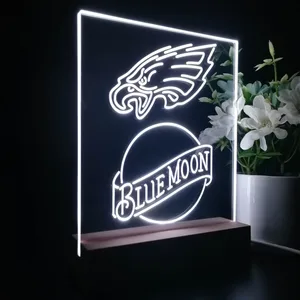 Philadelphia Eagles Blue Moon LED Desk Light