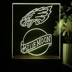 Philadelphia Eagles Blue Moon LED Desk Light