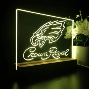 Philadelphia Eagles Crown Royal LED Desk Light