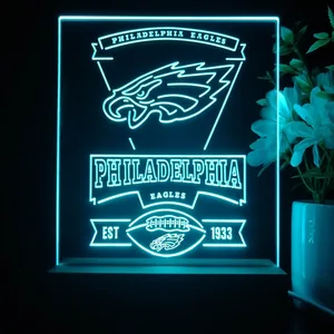 Philadelphia Eagles EST 1933 LED Desk Light