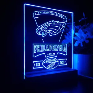 Philadelphia Eagles EST 1933 LED Desk Light