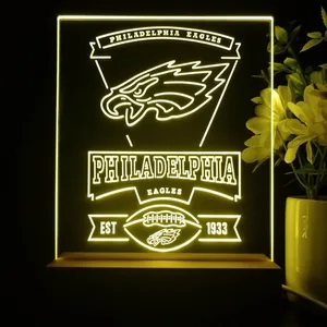 Philadelphia Eagles EST 1933 LED Desk Light