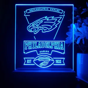 Philadelphia Eagles EST 1933 LED Desk Light