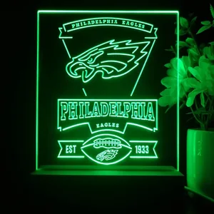 Philadelphia Eagles EST 1933 LED Desk Light