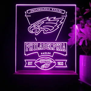 Philadelphia Eagles EST 1933 LED Desk Light