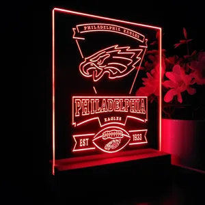 Philadelphia Eagles EST 1933 LED Desk Light