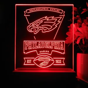 Philadelphia Eagles EST 1933 LED Desk Light