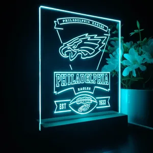 Philadelphia Eagles EST 1933 LED Desk Light