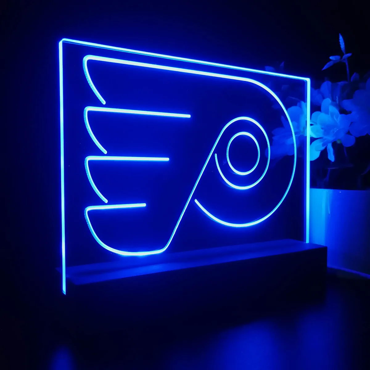 Philadelphia Flyers Logo 1 LED Desk Light