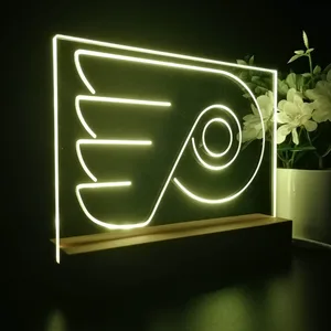 Philadelphia Flyers Logo 1 LED Desk Light