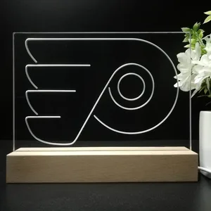 Philadelphia Flyers Logo 1 LED Desk Light