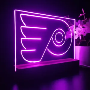 Philadelphia Flyers Logo 1 LED Desk Light